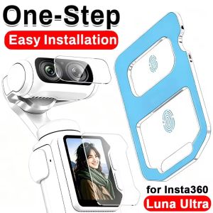 For Insta360 Luna Ultra Screen Protectors with Camera Lens Films Explosion-proof Films with Install Kit for Insta360 Luna Ultra