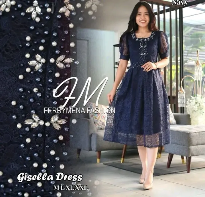 TERBARU DRESS GISELIA BORKAT 2025 DRESS NATAL FULL PAYET/GAUN KONDANGAN MEWAH  ELEGAN/MIDI DRESS VIRAL KEKINIAN BUAT PESTA KONDANGAN GEREJA NATALAN TAHUN  BARU - Lazada | Lazada Indonesia