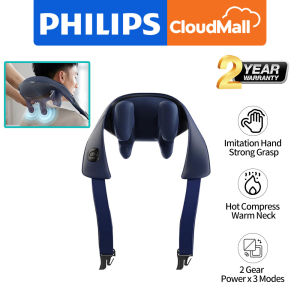 Philips Neck and Shoulder Massager Hot Compress Wireless Shiatsu Clamp Kneading Massage 3 Mode Back Massager Massage Shawl  Leg Massage