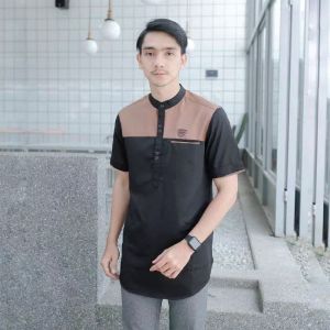 100 RIBU DAPAT 4 BAJU KOKO NEW KOMBINASI LENGAN PENDEK DEWASA BAHAN FULL KATUN ADEM DIPAKAI