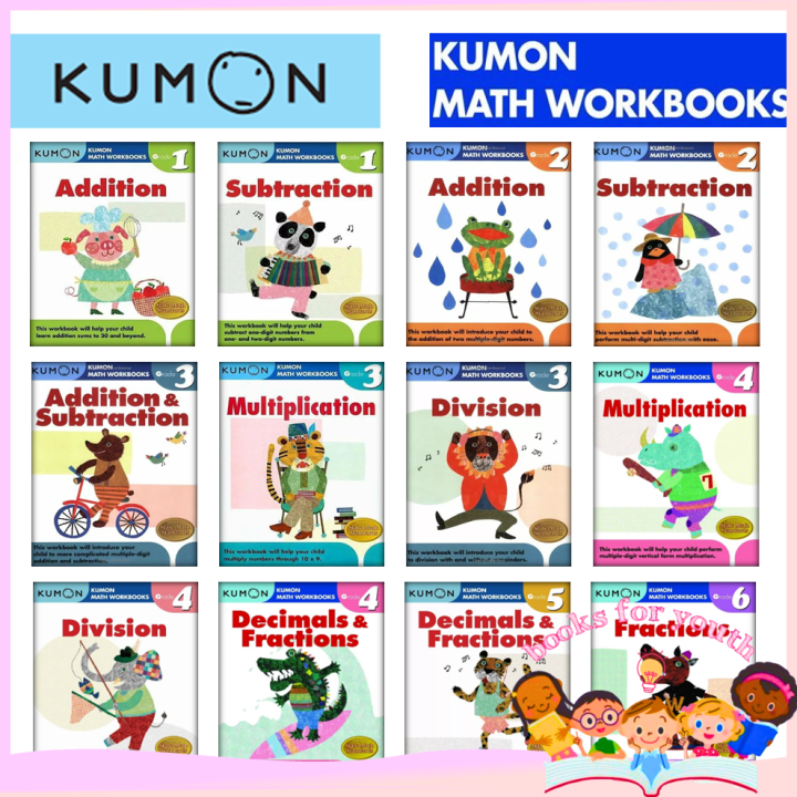 KUMON Math Workbooks For Graders [Activity Book] [Paperback] | Lazada PH