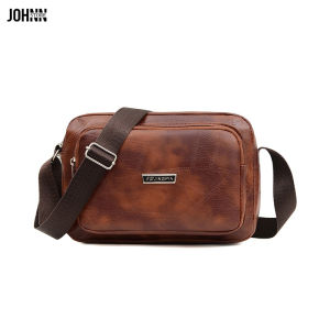 ELACCENT ⚡ túi đeo chéo nam ví da nam ví da nam Túi Đeo Chéo Công Sở Cho Nam Túi Đeo Vai Da PU Phiên Bản Hàn Quốc Đa Năng Xu Hướng Thời Trang túi đeo chéo