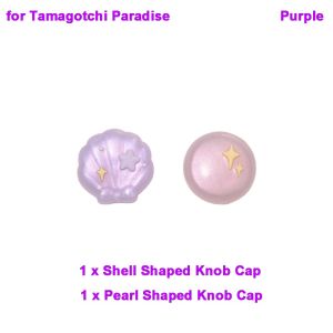 XIJIBAN Polarized Silicone Protective Cover Cute Bunny Shape Knob Cover Protective Shell Game Accessories Parts with Panel Sticker Pendant Protective Case for Tamagotchi Paradise Electronic Pets Game Toys