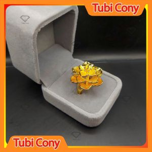 Nhẫn Nữ Hoa Mai Vàng N0301 -97-MT Tubi Cony Sang Trọng - Đi Chơi Đi TIệc Đều Rất Đẹp