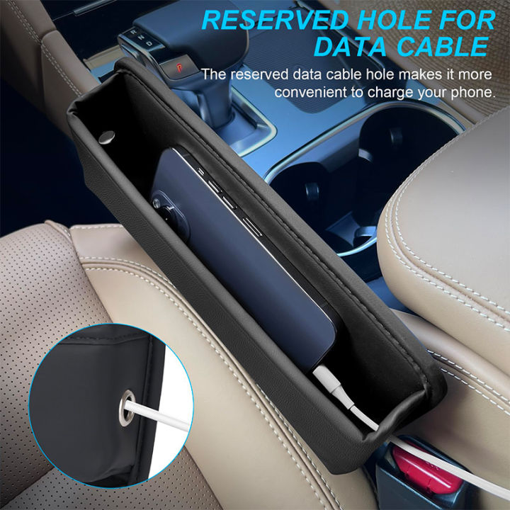thumbnail image 2 of Car Seat Gap Filler Organizer, Auto Side Seat Gap Storage Box For Your 2 of 13