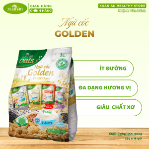 Ngũ cốc Golden Xuân An (ít đường) Túi 400g