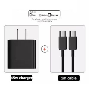 【รับประกัน 1 ปี】🔥 ชุดชาร์จ Samsung 45W Fast Charge ชุดชาร์จซัมซุง รองรับการชาร์จด่วนพิเศษ รองรับรุ่น s24Ultra/ s23Ultra/ S22/21/20 Ultra / S21+/ Note 20/10 /Note20 Ultra /  A70 / A71 / A73 รองรับทุกรุ่น