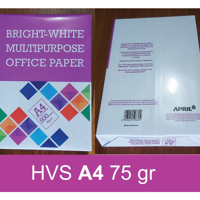 Kertas Hvs A4 75 Gram Bmo Lazada Indonesia 1380