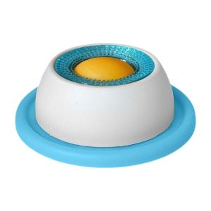 Dog Cat Slow Feeder Lick Bowl with Rotating Ball Fillable Yogurt Non-slip Snack Bowl Puppy Educational Toy
