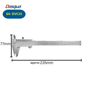 DASQUA Stainless Steel Vernier Caliper ( 0-150mm / 6" ) ( 0-200mm / 8” ) ( 0-300mm / 12” )