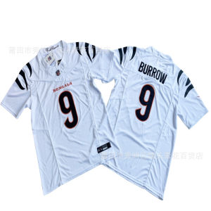 NFL Tigers Third Generation Football Embroidered Jersey  #1 CHASE #9 BURROW  Embroidery In Stock