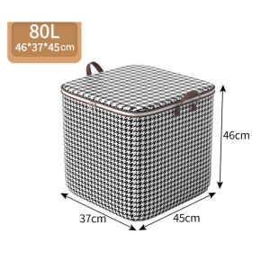 180L Clothes Organizer Box Foldable Storage Bag Lalagyan ng Damit Big Portable with Cover