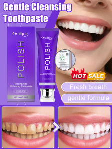 Cloud kiss whitening lotion pampers sensitive gums! Gentle cleaning and whitening toothpaste Food-grade plant extract 12 hours freshness Brightens teeth micron particles Suitable for sensitive gums without foreign body sensat