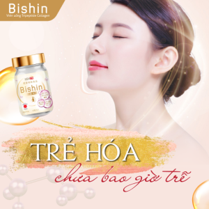 [Freeship 300k+quà 19k] Viên uống collagen trắng da mờ nám Bishin trepeptide nhật bảnbcalivinghcmgiúp tăng cường khả năng hấp thu cho cơ thểcấu trúc dagiúp da giữ được sự săn chắcđàn hồitươi