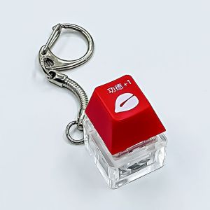 Fidget Keyboard Keychain Fidget Toys Keycap Fidget Keychain for Stress Relief DIY Crafts Party Supplies