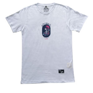 Anyway Kaos Pendek "Sakura" White 548