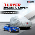 3 Layer Cover Ford Focus Sarung Mobil Outdoor Anti UV & Waterproof BRICKS. 