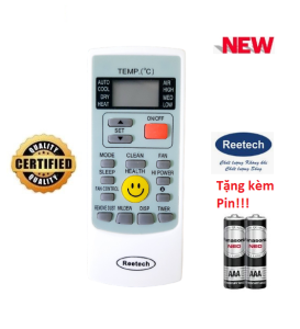 Điều khiển điều hòa Reetech 1&2 chiều Inverter - Hàng tốt Tặng kèm Pin
