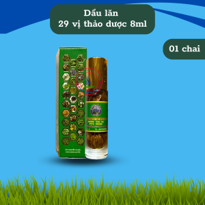 Dầu Thái Lan - Dầu lăn 29 vị thảo dược - Hương thơm dễ chịu thông mũi sảng khoái.