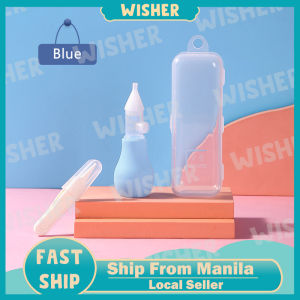1 Set Baby Anti-refluent Nasal Aspirator Set Infant Reusable Nasal Mucus Suction Baby Nose Cleaner with tweezer