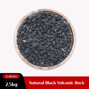 2.5KG Black Volcanic Stone Natural Black Lava Rocks Granules Pumice Porous Volcanic Rock For Gardening/Aquarium Decor/Landscaping Plant