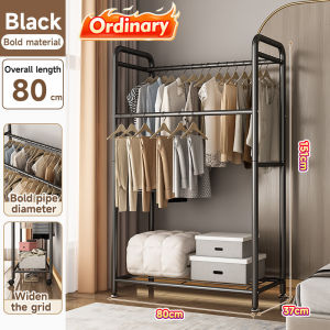 🔥Ship in 12 Hour+2025 Upgrade🔥New 150cm Multi-layer Carbon Steel Clothes Hanger Stand Rack With Wheel Multi-functional Storage Removable Clothes Stand 高质量便宜的衣架