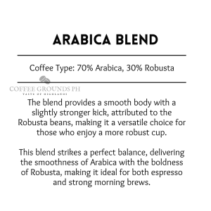 Coffee Beans - Sagada Arabica 500g | Whole Beans x Dark Roast | Organic Coffee in Resealable Pouch