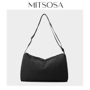 MITSOSA Attendance Pack Shoulder Messenger Bag Sports Bag Messenger Bag Nylon Bag Crossbody Bag