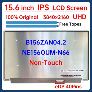15.6" LCD Screen B156ZAN04.2 NE156QUM-N66 For Lenovo ThinkPad T590 T15 P53 P53s P1 Gen 2 Display Matrix Panel 3840x2160 No-Touch
