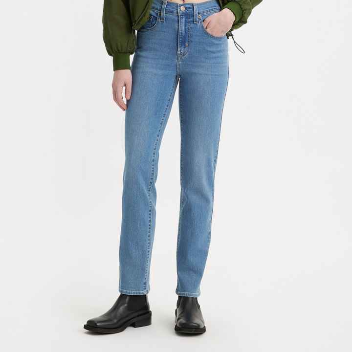 Levi's 724 High Rise Straight Crop Jeans (Women), Women's Fashion