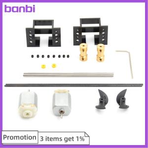 Banbi 2Set Double Motors RC Boat Motor Drive Set 130 Motor Kit for DIY Model Ship