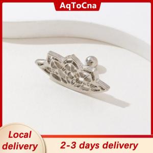 [COD] AqToCna Ship within 24 hours 1Pcs Bohemian Mandala Lotus Flower Earring Geometric Hidden Spider Web Ear Studs Gothic Halloween Jewelry Party Gift