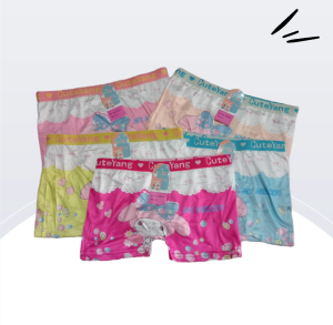 6 pcs Boxer Anak Perempuan Boxer Anak Murah Boxer Anak Cewek usia 1-7th (BB 10-25kg)