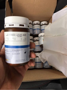 Viên ngậm bổ sung canxi Calcium Vitamin D3 Sanct Bernhard Đức cho bé từ 2 tuổi vị Socola 150 viên