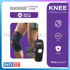 NEOMED - KNEE HAPPINESS with Auxiliary Band JC-7700 | Deker Bolong Penyangga Pelindung Lutut Kaki Cedera