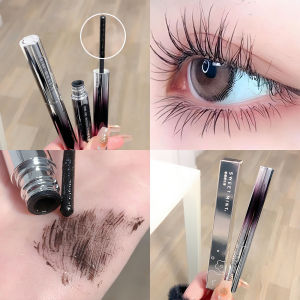 SWEETMINT Small Steel Rod Mascara Waterproof Eye Black Eyelash Extension Curling Lengthening Mascara Anti Smudging Black & Brown