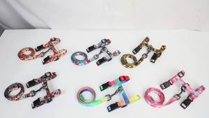 H-Type Cat Harness and Leash Set Anti-Choke Anti-Escape Walking Harness for Cats