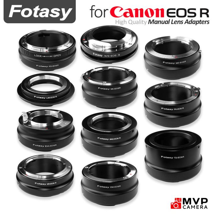 CANON EOSR RP Manual Adapters for Vintage lenses to Digital Mirrorless [FOTASY] MVP CAMERA