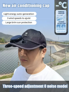 Summer Adult Solar Charging Fan Hat Sun Shade Sunscreen Monogrammed Hat Casual Fan Hat