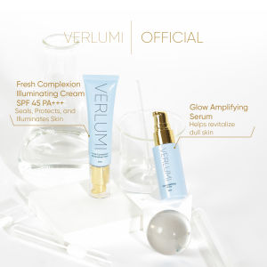 Verlumi Luminous Beauty with Glow Amplifying Serum 30ml & Illuminating Cream 30ml Skin Care Set