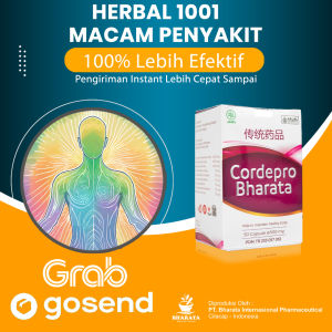 Obat Paru Paru Batuk Berdarah - Obat Gagal Ginjal Cordepro Bharata 500g Isi 50 Kapsul BPOM & Halal