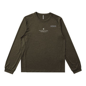 HOKA Spring/Summer 2026 New Product: Quick-Dry Patterned Long-Sleeve Outdoor Sports Casual Top T-Shirt Short-Sleeve Fitness Running