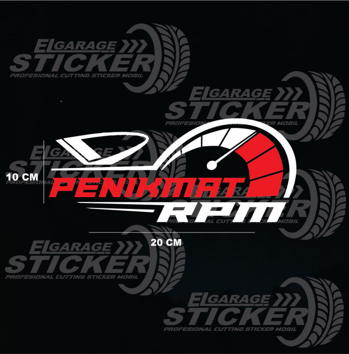 Stiker mobil daihatsu penikmat rpm cutting stiker kaca belakang mobil daihatsu