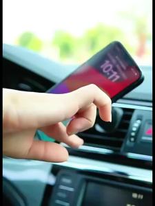Magnetic Suction Wheel Hub Phone Holder Car Air Vent Navigation Holder Magnetic Suction Car Phone Holder Stable Anti-Shake