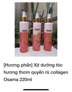 Tinh dầu dưỡng tóc OSAMA TINH CHẤT PHỤC HỒI TÓC HƯ TỔN OSAMA giúp tóc óng mượt không gây bết rít