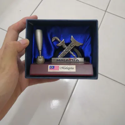 Malaysia Keris Souvenir Wooden BasePen Holder Gift