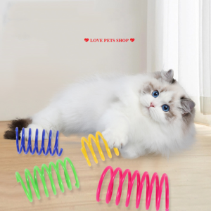 Đồ chơi cho Mèo đuổi bắt lò so vui nhộn (Bịch gồm 4 cái) - Love Pets Shop