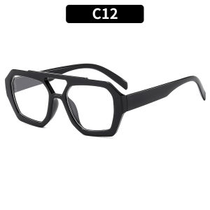 Double-bridge aviator sunglasses ins Influencer-style high-end sunglasses with sun protection