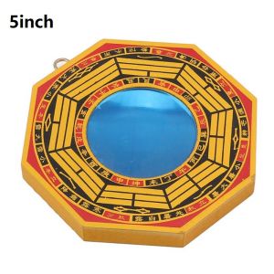 6inch Kaca Cermin Patkua Cembung Fengshui Emas Kaca Ba Gua Patkua Cermin Cembung Fengshui