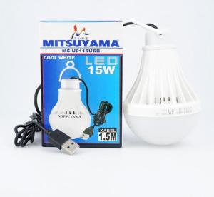 Mitsuyama Bohlam Usb plus Kabel 1.5m Lampu Darurat Emergency Usb U0105usb U0108usb U0110usb U0115usb